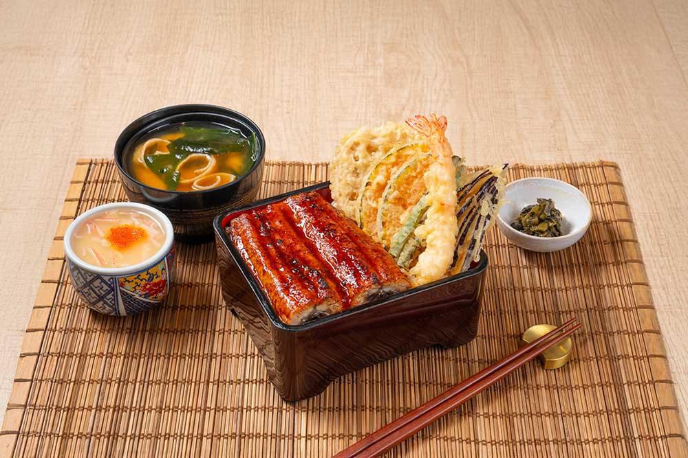 Grilled Unagi & Tempura Rice Box Set